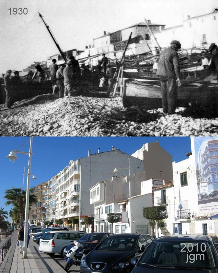 1930 · 2010 — Trabajo en la playa