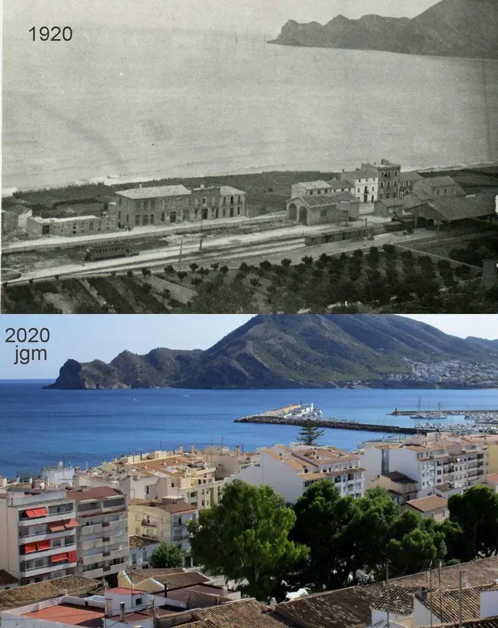 1920 · 2020 — La estación y la bahía