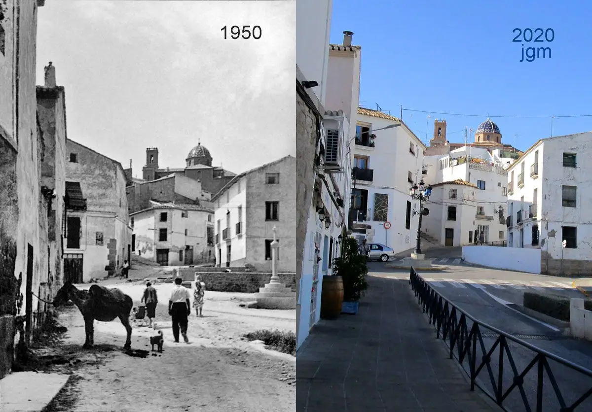 1950 · 2020 — Un burro en la plaza