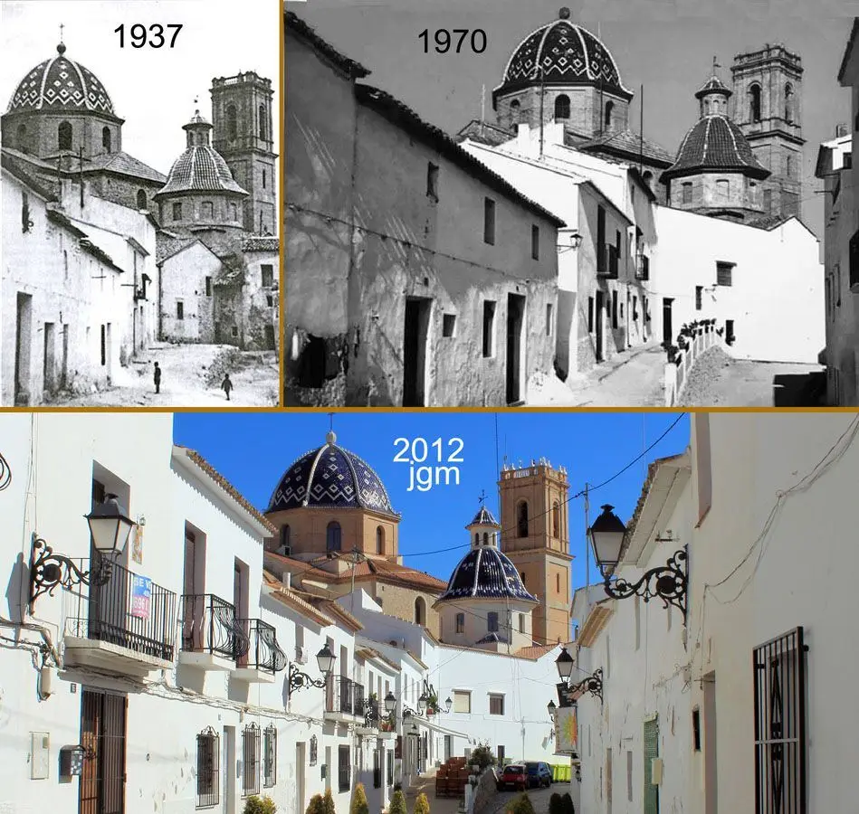 1937 · 1970 · 2012 — Las cúpulas sobre la calle