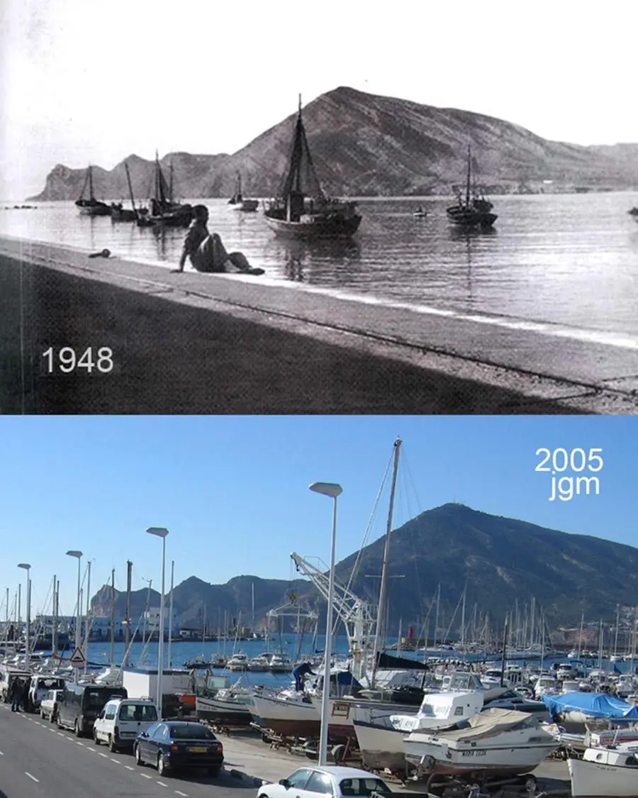 1948 · 2005 — Veleros en el puerto