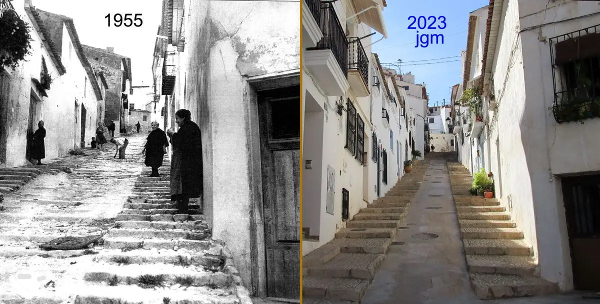 1955 · 2023 — Escalera con mujeres de luto