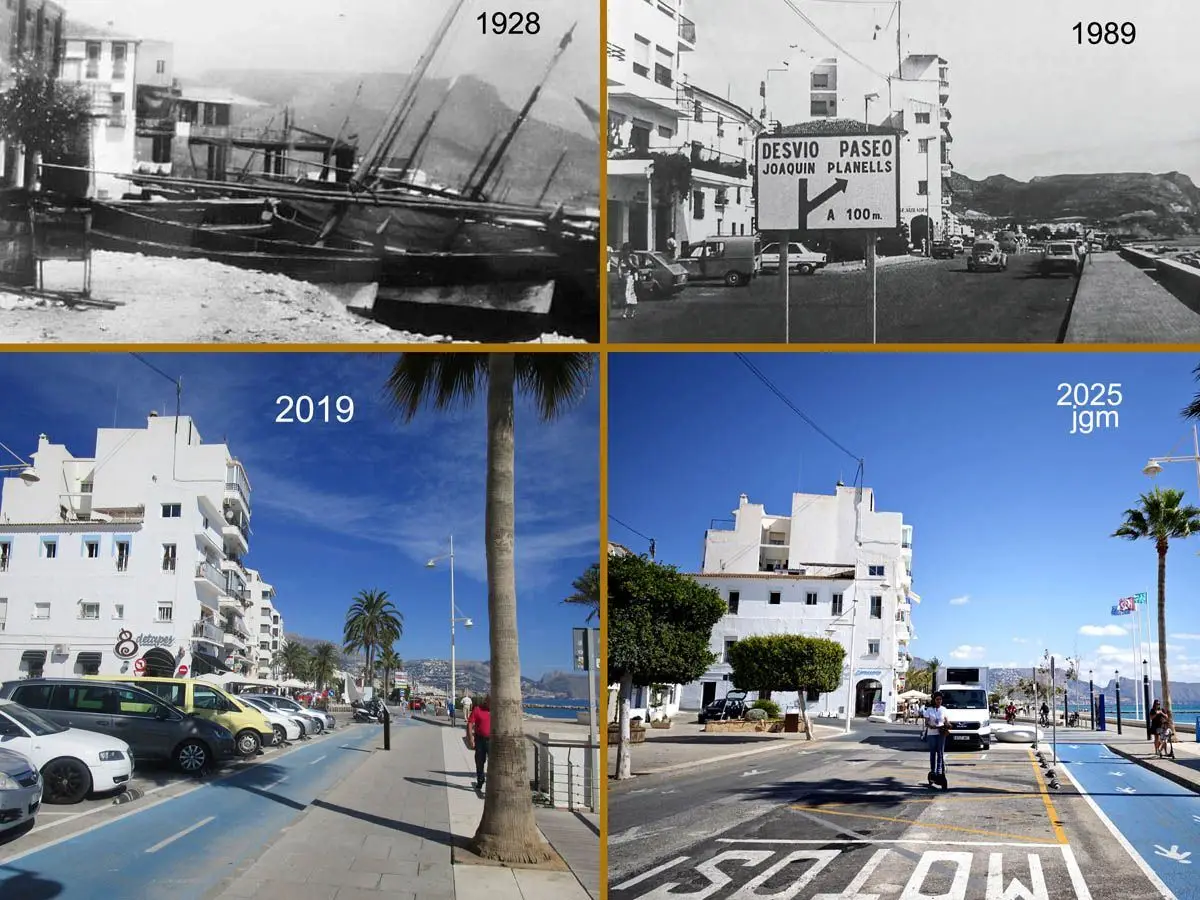 1928 · 1989 · 2019 · 2025 — El paseo, cuatro veces